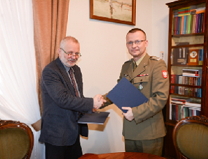 Agreement on cooperation between the Faculty of International and Political Studies of Jagiellonian University and the Military Institute of Armament Technology in Zielonka
