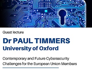 Guest Lecture by Dr Paul Timmers